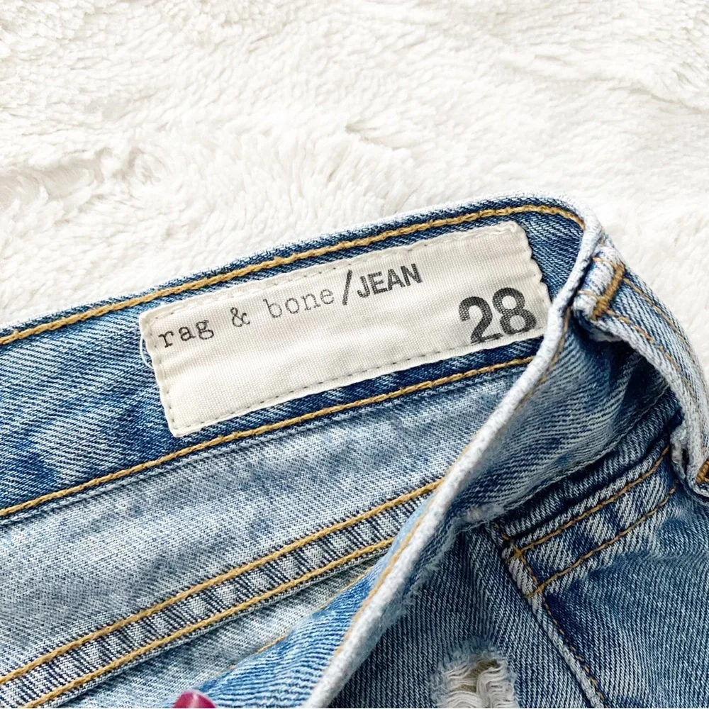 rag & bone • destroyed boyfriend jeans | 28 - Picture 13 of 16